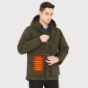 Buy cheap Premium Autumn and Winter Smart Heating Cotton Ski Jackets 7.4V Battery Men's Heated Snowboarding Jacket from wholesalers