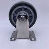 Buy cheap Stainless Steel Fork PU Tread Plate Rigid caster 3 inch from wholesalers
