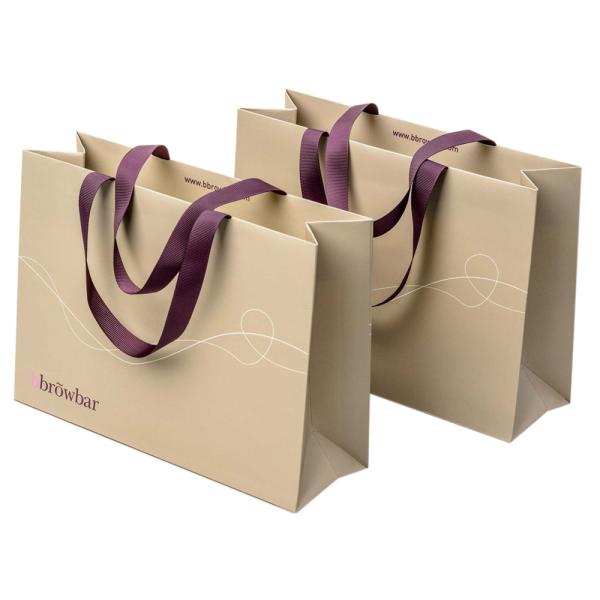 Buy cheap Reusable White 250gsm Boutique Paper Bags For Gift from wholesalers