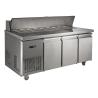 Buy cheap 350 Three Door Flip Open Cover Stainless Steel Salad Bar Counter For Commercial,1800x700x850 from wholesalers