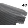 Buy cheap 60µM 4D Carbon Fiber Vinyl Wrap Air Bubble Free Vinyl Wrap For Vehicle Advertising from wholesalers