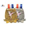 Buy cheap Zinc Alloy Metal Awards Dancing Stock Medals Antique Gold Plating Soft Enamel from wholesalers
