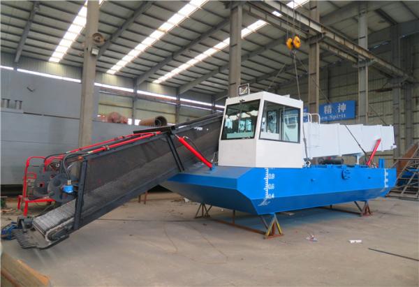 Buy cheap 5m length, 95KW ,2500m3,Aquatic Weed Harveting Boat With Storage Tipper Body For Water Weed harvester from wholesalers