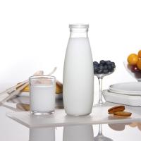 Buy cheap Factory Price 200ml 250ml 350ml 500ml 1000ml Glass Sauce Bottle with Plastic Lid product