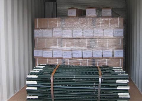 Buy cheap Height 2.4m Green Painted Q235 Steel Studded T Post from wholesalers