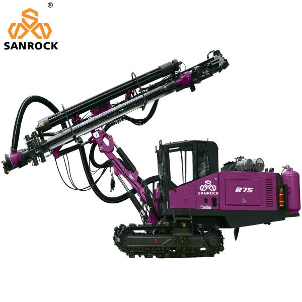 Buy cheap Hydraulic Borehole Drilling Rig Machine Mining Crawler DTH Drilling Rig Equipment from wholesalers