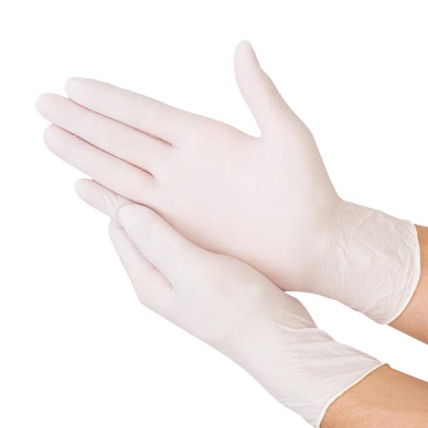 Buy cheap ISO13485 Safety Disposable Latex Examination Gloves from wholesalers