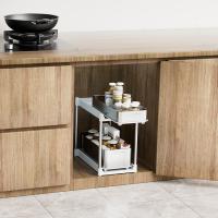 Buy cheap Efficiently Organize With Under Sink Organizer Standing Storage Rack product