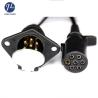 Buy cheap Male To Female Spiral Power Cord , 7 Pin Connector Spiral Trailer Cable from wholesalers