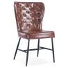 Buy cheap Metal Leg PU Leather Luxury Upholstered Painted Dining Chair from wholesalers
