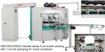 250x160mm 1800pcs/Hr Auto Hot Stamping Machine For Cylindrical Containers