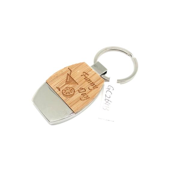 Buy cheap Personalized Engraved Wooden Keychain Eco Friendly Gift Decoration With Natural Wood Beauty from wholesalers
