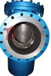Welded Simplex Basket Strainer Flanged Fabricated PI Class 300LB Bolted Cover
