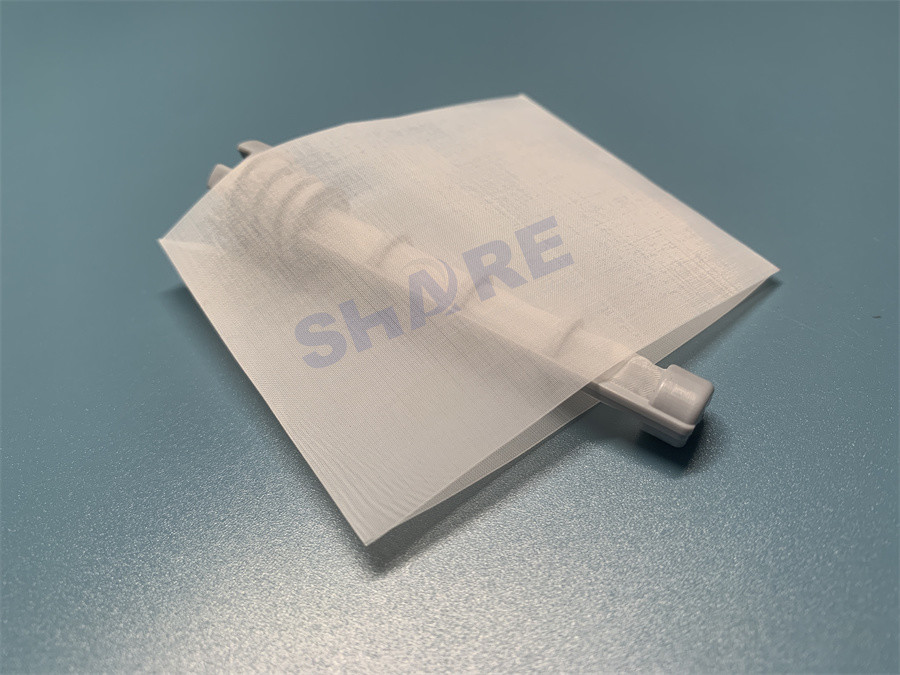 Custom Polyester Filter Mesh Cylinder Tubes Vertical Oblique Seam Ultrasonic Welding