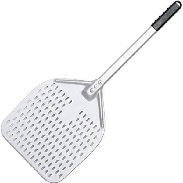 Buy cheap 66cm Hard Anodized Aluminum Pizza Shovel 12 Inch Silver Alumina Perforated Pizza Peel from wholesalers