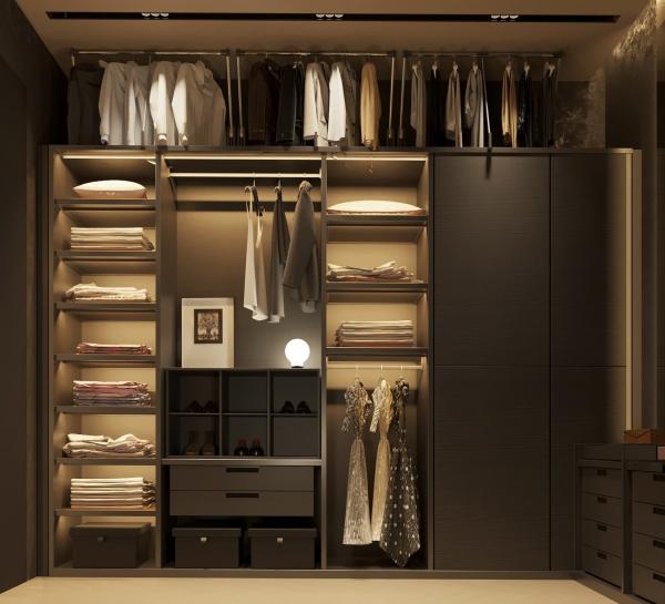 Buy cheap 5M Sliding Door Wardrobe Closet With Open Shelves And Jewelry Drawer from wholesalers