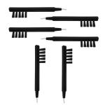 Retone Black Hearing Aids Accessories 7 Holes Cleaning Brush