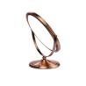 Buy cheap 360d rotation Luxury Standing Cosmetic Mirror , Oval Gold Table Mirror With Stand from wholesalers