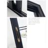 Buy cheap Three Tracks Black Aluminium Frame Glass Doors Foldable 2.0mm Thick from wholesalers