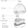 Buy cheap HOMEFISH Desktop Ultrasonic Room Humidifier 2 Speed Large Capacity 1.5L from wholesalers