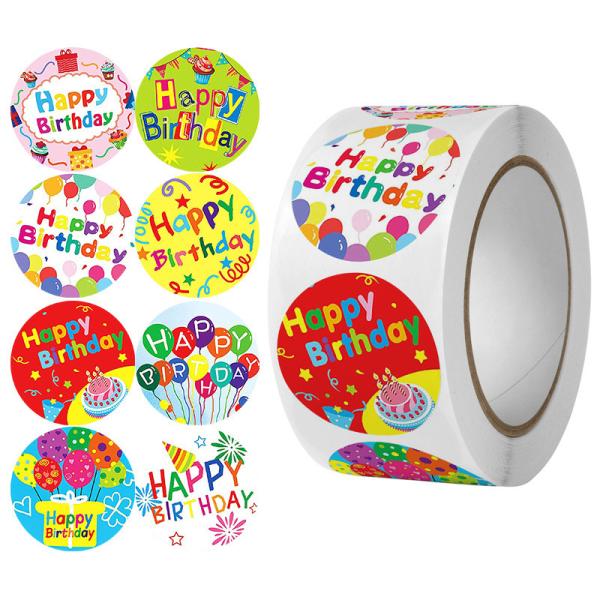 Buy cheap Birthday Party Custom Sticker Labels 160g/Roll For Cookies Packaging from wholesalers