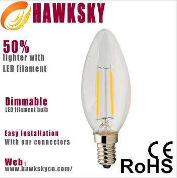 Buy cheap 7 Years Experience Sapphire C35 Led Filament Candle from wholesalers