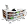 Buy cheap Flexible Wooden Supermarket Checkout Counter Convenience Store Cash Table from wholesalers