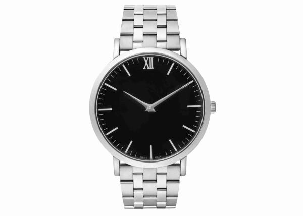 Buy cheap Polished Silver Chain Minimalist Modern Watches Simple Elegant Mens Watch from wholesalers