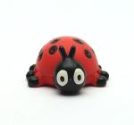 Red Eco - Friendly Latex Pet Toys Cute Bug Pet Shape Customized Size