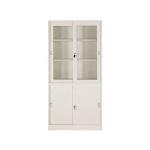 Corrosion Resistant Hygienic Two Glass Door Filing Cabinet