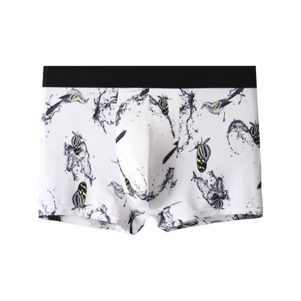 Buy cheap Cotton Breathable Mens Boxer Briefs Underwear Polyester Fabric Panties from wholesalers