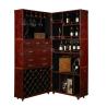 Buy cheap High End Europe Retro Vintage Leather Wine Storage Cabinet With Multi function from wholesalers