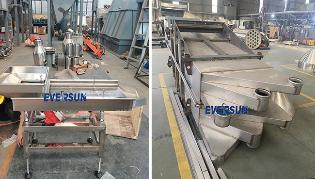 Adjustable Vibration Square Linear Vibrating Screen Sifter For Accurate Particle Size