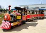 4 Carriages DC48V Trackless Train Amusement Ride For Carnival Sightseeing Tour