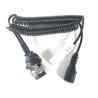 Buy cheap 4V Adaptor Trailer Cable Electrical Coiled European Style With Moulded Plug from wholesalers