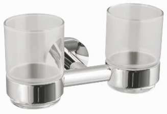 Buy cheap D52967 double tumbler holder bathroom accessory zinc chrome finish tumbler holder towel bar paper holder soap dish from wholesalers