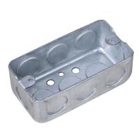 Buy cheap 1/2" 3/4" Metal Conduit Box / Galvanized Steel Conduit Box 0.8-1.5mm Thickness product