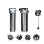 Stainless Steel SS304 316 Single Water Cartridge Filter Housing For Water