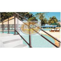 Buy cheap Modern Safety Glass Balcony Balustrade , 10-12mm Glass Railing For Outdoor Decks product
