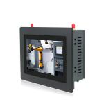 RJ45 Capacitive Touchscreen Industrial Fanless Mini PC Panel Mount