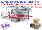 Interfolded Paper Folding Machine For Wax Paper Oven Baking Paper Nonstick