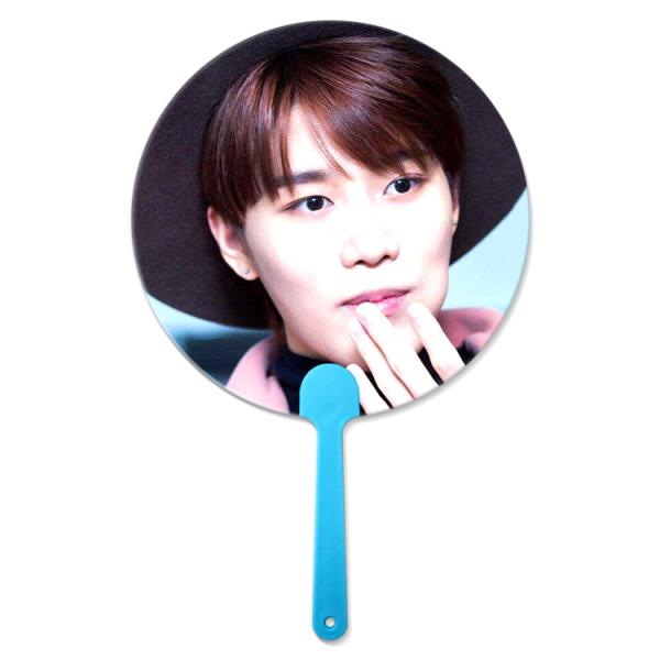 Buy cheap Customized 0.6mm PET 16X17CM 3D Lenticular Hand Fans from wholesalers
