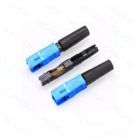 Buy cheap SC UPC Fiber Optic Fast Connector 0.9mm 2.0mm Single Mode SC Fiber Connector product