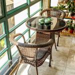 Outdoor Cafe Patio Garden Balcony Hotel Beach Stackable ArmChair for Leisure