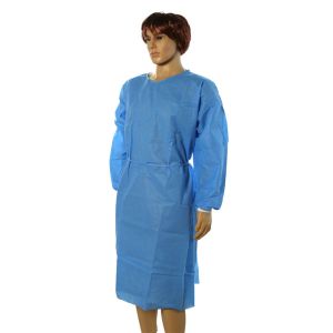 China Anti Blood Disposable Operating Gowns , Breathable Disposable Barrier Gowns on sale