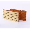 Buy cheap Fireproof Grade A1 Wooden Grooved Acoustic Wall Panel for Hotel Cinema Soundproofing from wholesalers