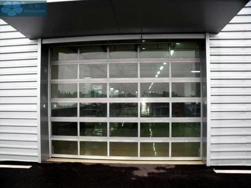 Buy cheap Transparent PC Glass Sectional Overhead Door For Garage from wholesalers