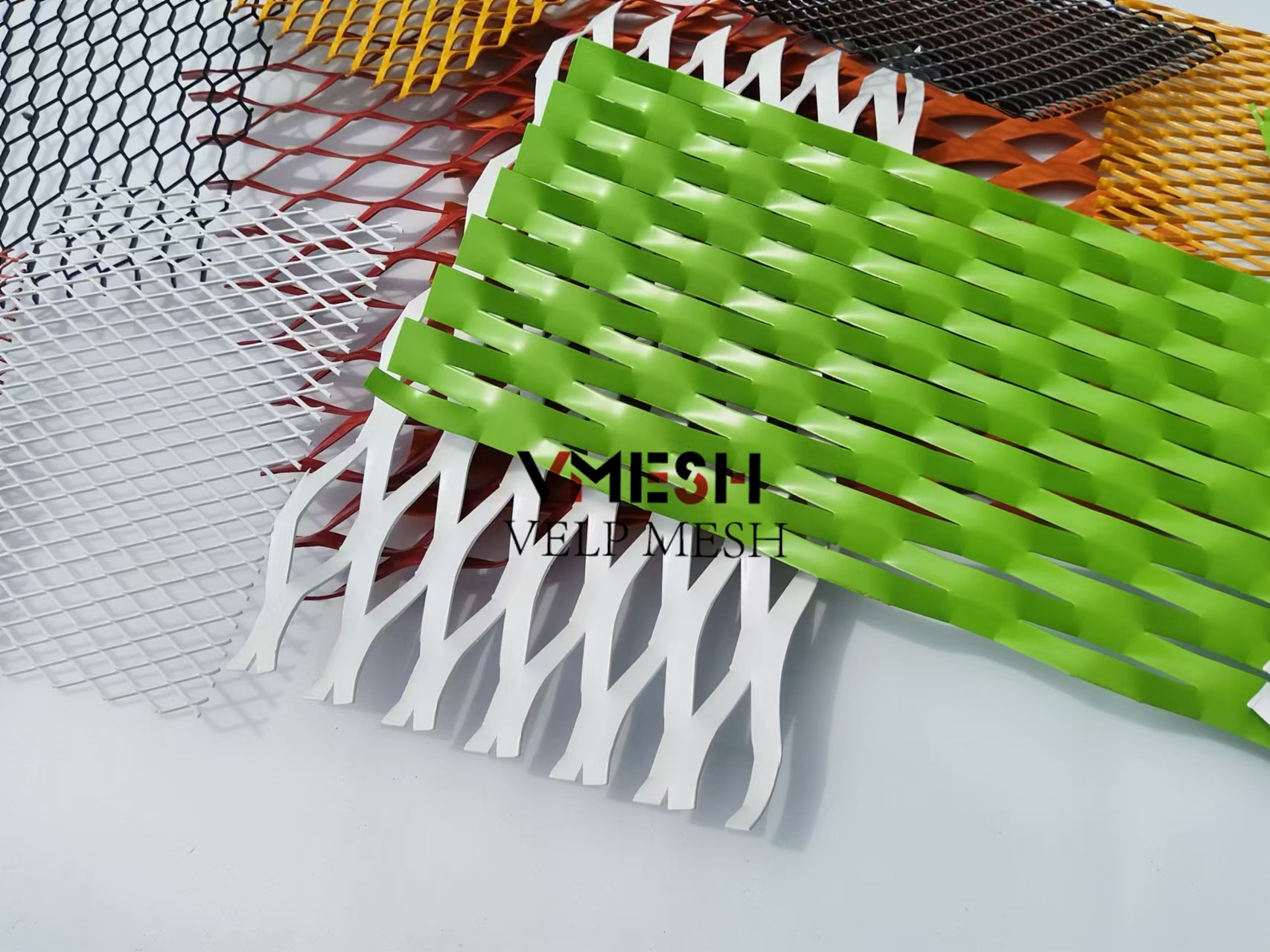 Small Hole Expanded Steel Mesh Diamond Shape Building Facade Decorative