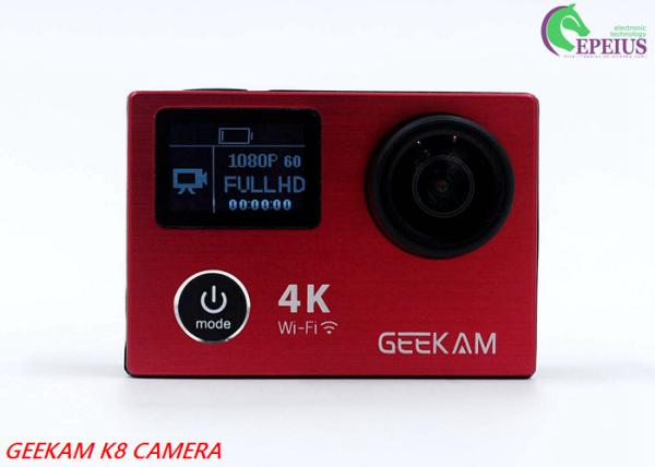 Buy cheap Dual Screen Wifi HDMI VR 360 Camera K8 2.4G Remote Ez iCam APP Pano 34110 Lens from wholesalers