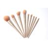 Buy cheap Gold Synthetic Hair Makeup Brushes Travel Kit With Plastic Handle from wholesalers